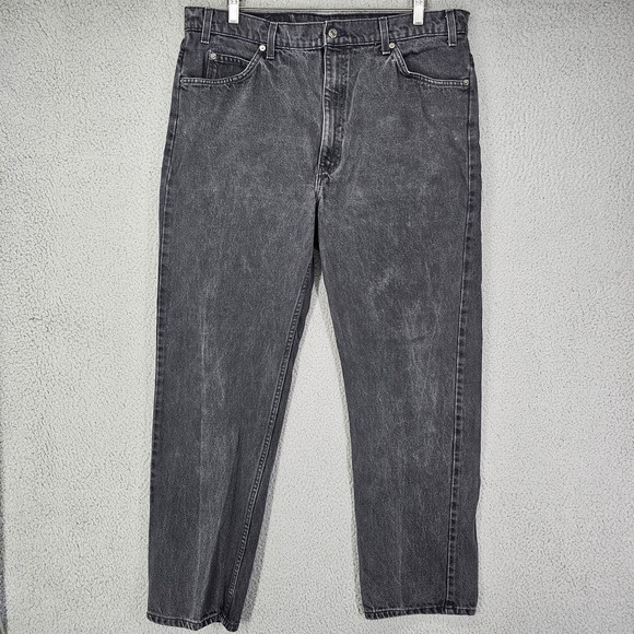 Levi's Other - Levis 505 Jeans Mens 40x30 Black Charcoal Regular Fit Straight Leg USA 90s Y2K